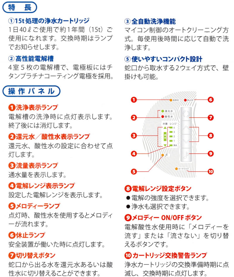 フェリス・アクアPC-200の特徴