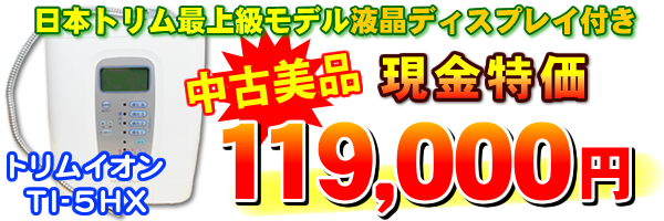 日本トリムイオンTI-5HX中古品1台限り